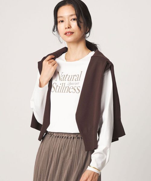 green label relaxing/ロゴ ロングスリーブ Tシャツ/Tシャツ / カットソー