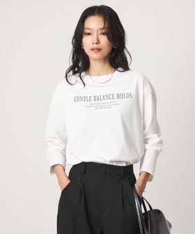 green label relaxing/ロゴ ロングスリーブ Tシャツ/Tシャツ / カットソー