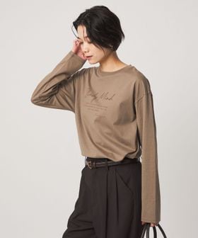 green label relaxing/ロゴ ロングスリーブ Tシャツ/Tシャツ / カットソー