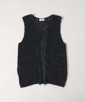 green label relaxing/＜SEASONAL COLLECTION＞フリンジ ニット ジレ/ニット / セーター