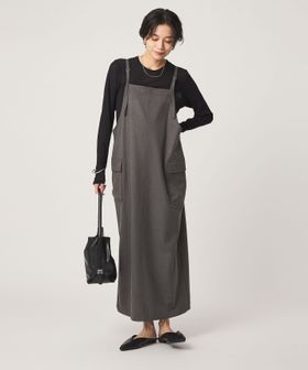 UNIVERSAL OVERALL/【別注】＜UNIVERSAL OVERALL＞エプロン ジャンパースカート/ジャンパースカート