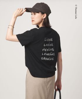 green label relaxing/【別注】＜Thomas Lelu＞サインアート 半袖 Tシャツ カットソー/Tシャツ / カットソー