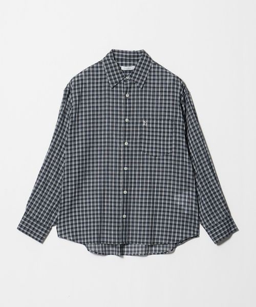 LOW CLASSIC Lc/＜LOW CLASSIC Lc＞オーバーサイズ チェック シャツ/シャツ / ブラウス