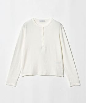 LOW CLASSIC Lc/＜LOW CLASSIC Lc＞ヘンリーネック ジャージー Tシャツ オフホワイト/Tシャツ / カットソー