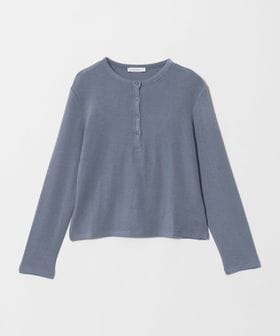 LOW CLASSIC Lc/＜LOW CLASSIC Lc＞ヘンリーネック ジャージー Tシャツ コバルトブルー/Tシャツ / カットソー