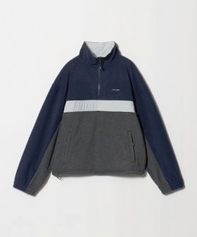 LOW CLASSIC Lc/ ＜LOW CLASSIC Lc＞フリース ハーフジップ プルオーバー ネイビー/ボア / フリースジャケット