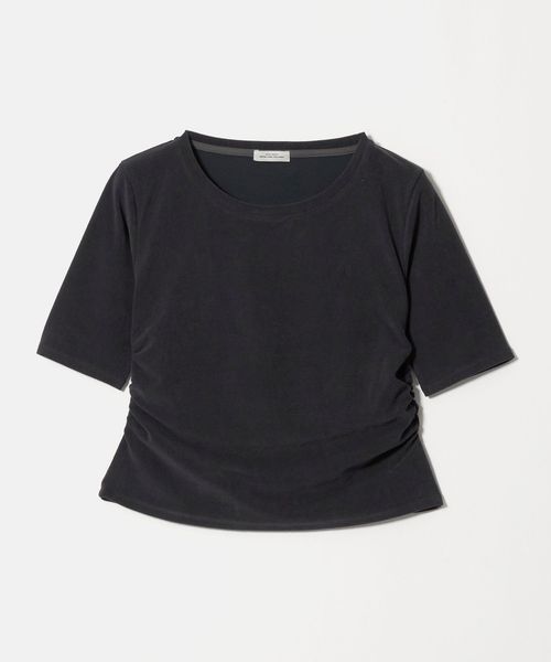 green label relaxing/パイル シャーリング 5分袖 Tシャツ/Tシャツ / カットソー