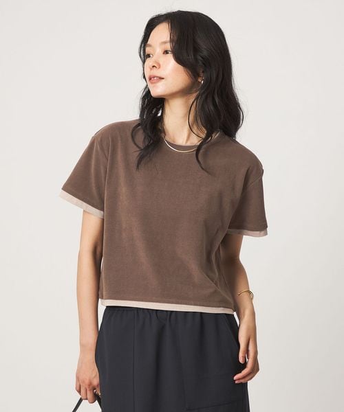 green label relaxing/パイル カサネ ショートスリーブ Tシャツ/Tシャツ / カットソー