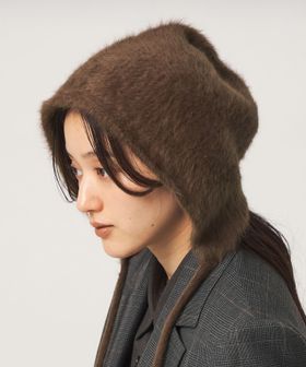 green label relaxing/ヘアリー イヤーカバー ワッチ 2/ニットキャップ