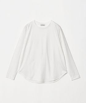 green label relaxing/ラウンドヘム スムース ロングスリーブ プルオーバー カットソー/Tシャツ / カットソー
