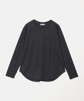 green label relaxing/ラウンドヘム スムース ロングスリーブ プルオーバー カットソー/Tシャツ / カットソー