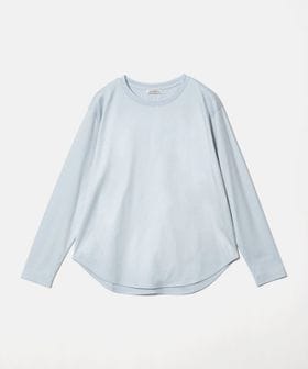green label relaxing/ラウンドヘム スムース ロングスリーブ プルオーバー カットソー/Tシャツ / カットソー