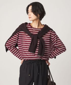 green label relaxing/シアー ロングスリーブ プルオーバー カットソー/Tシャツ / カットソー