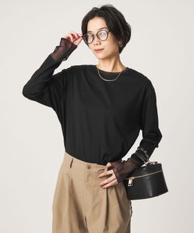 green label relaxing/ソデ チュール プルオーバー カットソー/Tシャツ / カットソー