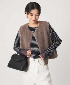green label relaxing/ソデ チュール プルオーバー カットソー/Tシャツ / カットソー