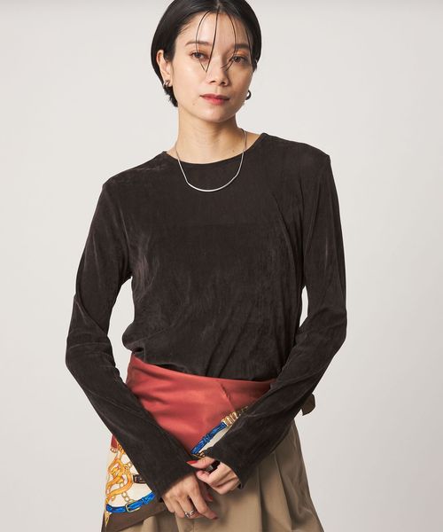 green label relaxing/シアーフロッキー ロングスリーブ プルオーバー/Tシャツ / カットソー