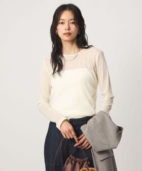 green label relaxing/シアーフロッキー ロングスリーブ プルオーバー/Tシャツ / カットソー