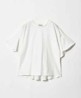 green label relaxing/【WEB限定】袖フリル プルオーバー カットソー 接触冷感 UVカット 遮熱/Tシャツ / カットソー