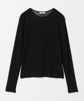 green label relaxing/チュール シアー クルーネック プルオーバー カットソー/Tシャツ / カットソー