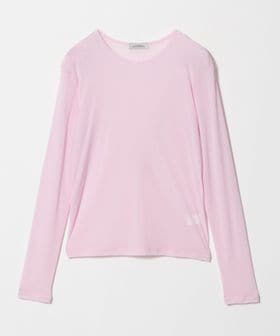 green label relaxing/チュール シアー クルーネック プルオーバー カットソー/Tシャツ / カットソー