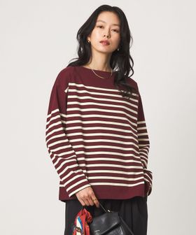 green label relaxing/バスクボーダー ロングスリーブ プルオーバー カットソー/Tシャツ / カットソー