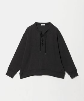 green label relaxing/【WEB限定】＜at ease＞ダブルフェイス レースアップ プルオーバー カットソー/Tシャツ / カットソー