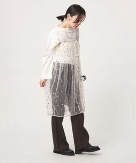 green label relaxing/【WEB限定】＜at ease＞チュール シシュウ 2WAY スカート ワンピース/その他ワンピース / ドレス
