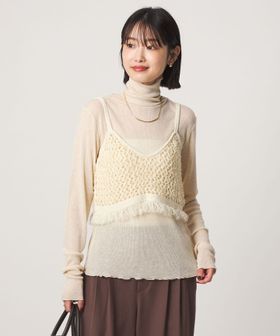 green label relaxing/［size SHORTあり］テレコ タートルネック プルオーバー/Tシャツ / カットソー
