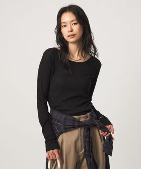 green label relaxing/［size SHORTあり］テレコ クルーネック プルオーバー/Tシャツ / カットソー