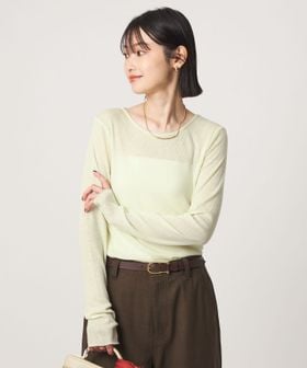 green label relaxing/［size SHORTあり］テレコ クルーネック プルオーバー/Tシャツ / カットソー