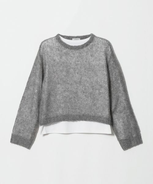 green label relaxing/【WEB限定】＜at ease＞ ニット × Tシャツ セット/ニット / セーター