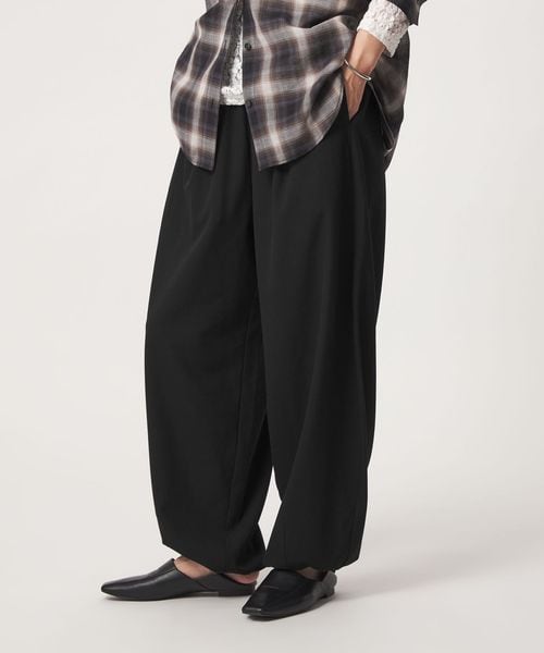 green label relaxing/【WEB限定】＜at ease＞ バルーン パンツ マシンウォッシャブル ストレッチ 帯電防止/イージーパンツ