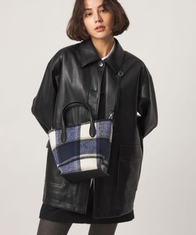 green label relaxing/2WAY クロスチェックトートバッグ/ショルダーバッグ
