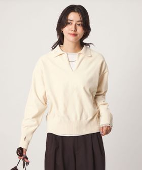 green label relaxing/モールヤーン スキッパー ニット/ニット / セーター
