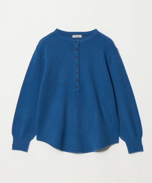 green label relaxing/【WEB限定】＜at ease＞ヘンリーネック ニット プルオーバー/ニット / セーター