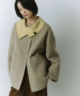 green label relaxing/＜SEASONAL COLLECTION＞スタンドカラー リバー ミドル コート/その他コート / ブルゾン