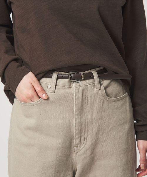 green label relaxing/ナロー メタルサルカン ベルト/ベルト / サスペンダー