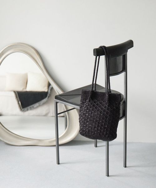 green label relaxing/メタリックヤーンレーシー トートバッグ / ショルダーバッグ/ショルダーバッグ