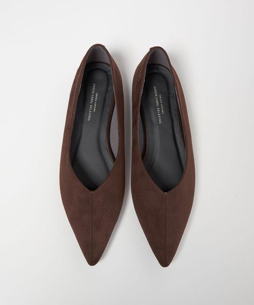 green label relaxing/ポインテッド フラットシューズ/パンプス