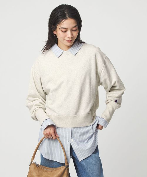 CHAMPION/【別注】＜Champion＞ロングスリーブ スウェット プルオーバー/スウェット / パーカー