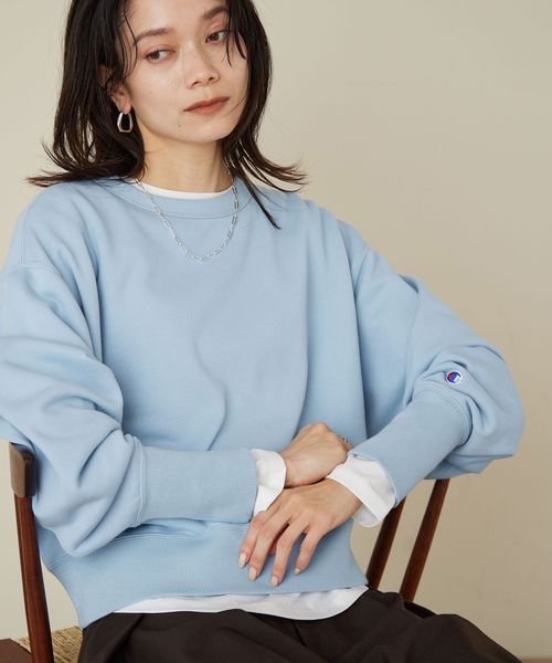 CHAMPION/【別注】＜Champion＞ロングスリーブ スウェット プルオーバー/スウェット / パーカー