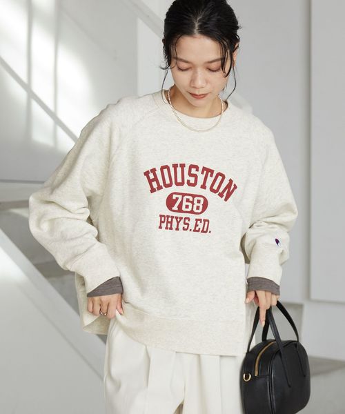 CHAMPION/【別注】＜Champion＞プリント スウェット プルオーバー/スウェット / パーカー