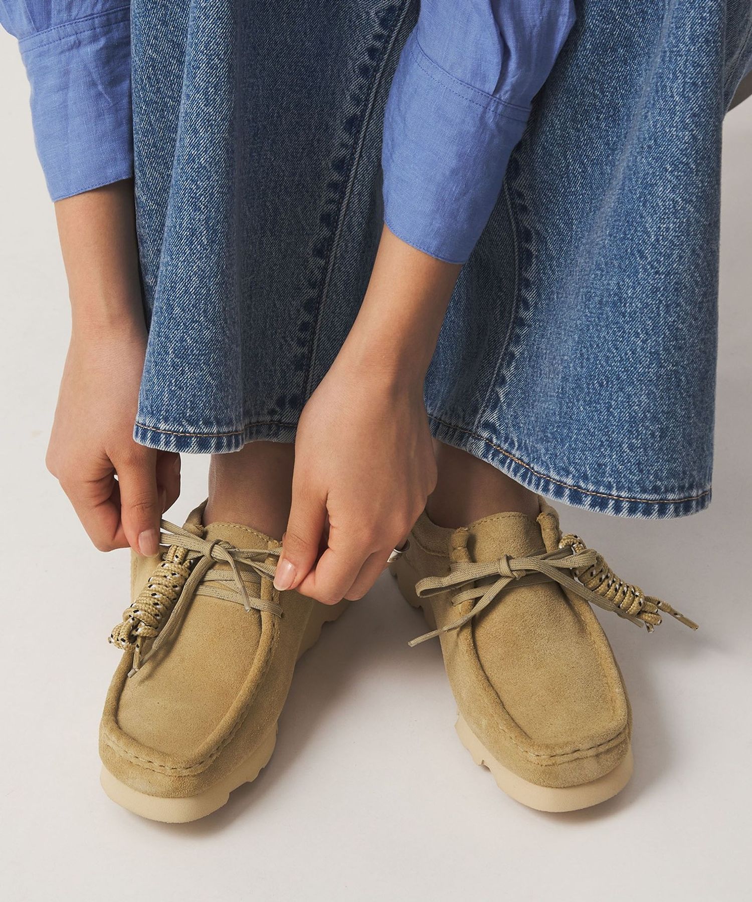 Clarks Originals＞レディースワラビー ゴアテックス シューズ