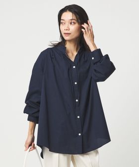 green label relaxing/［size SHORTあり］フリルネック ブラウス/シャツ / ブラウス