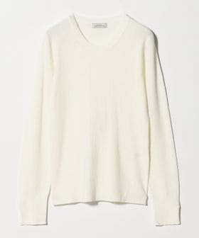 green label relaxing/リブ ニット クルーネック プルオーバー ウォッシャブル/ニット / セーター