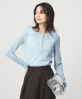 PROTAGONISTA/【別注】＜PROTAGONISTA＞ヘンリーネック ロングスリーブ Tシャツ/Tシャツ / カットソー