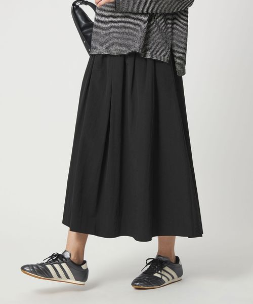 green label relaxing/タック フレア スカート 2/ミモレ / ロング