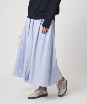 green label relaxing/タック フレア スカート 2/ミモレ / ロング