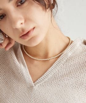 ERICKA NICOLAS BEGAY/＜ERICKA NICOLAS BEGAY＞ナバホパール ネックレス（4mm）/ネックレス