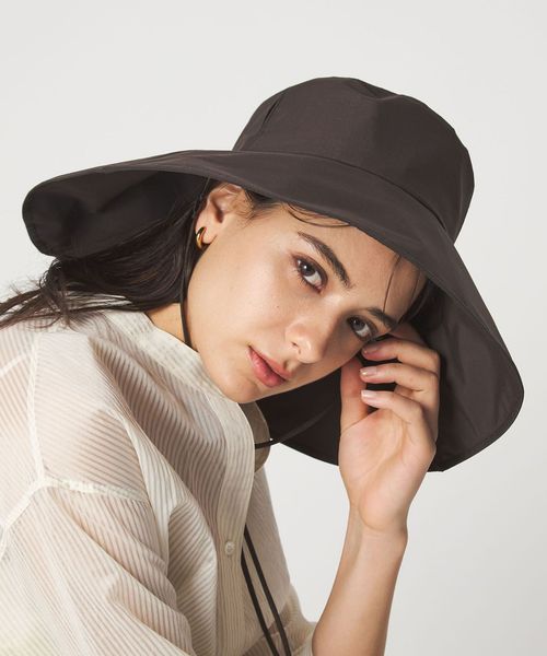 コカゲル/【別注】＜コカゲル＞2WAY ワイドブリム ハット UVカット/ハット